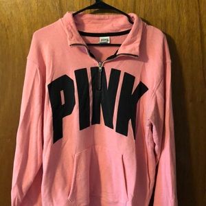 Pink Quarter Zip